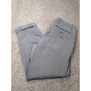 Mango Man Smart Grey Chino Pants Mens 34 Slim Fit‎ Cotton Stretch Trousers